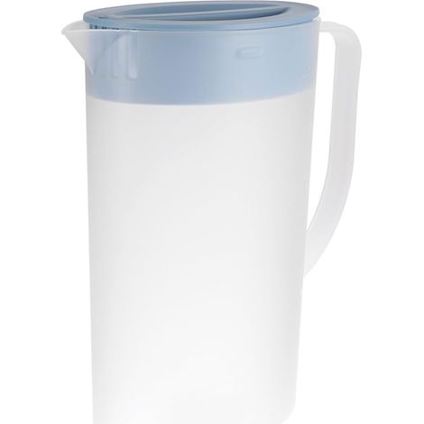 carafe de 2 2 L en plastique PP robuste bleue Idéale pour (1/5)