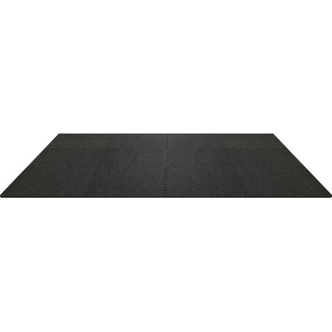 Mophorn 12 pezzi 1/2 pollice di spessore tappetini da palestra, 24" x 24" EVA Foam & Rubber Top tappetini da allenamento ad incastro con copertura di 48 piedi quadrati (1/5)