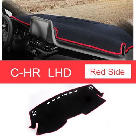 (Côté rouge, conduite à gauche) Pare-soleil pour tableau de bord, compatible avec Toyota C-HR (2016-2023) - Accessoires (1/5)