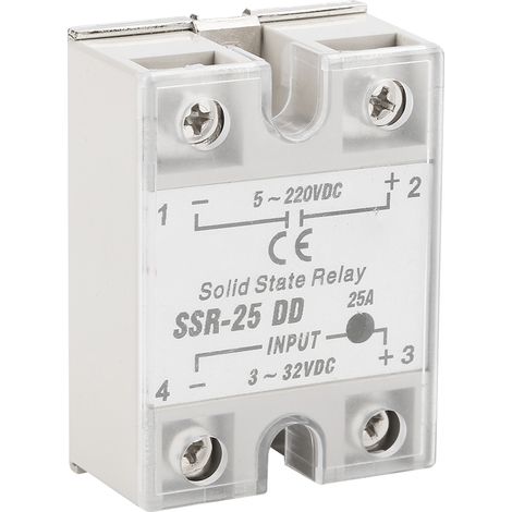 SSR-25 DD 25A 5-220VDC Halbleiterrelais für die industrielle Automatisierung (1/5)
