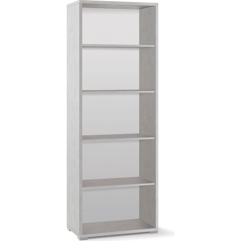 Libreria a Giorno 71x199x41 cm Ossido Bianco (1/2)