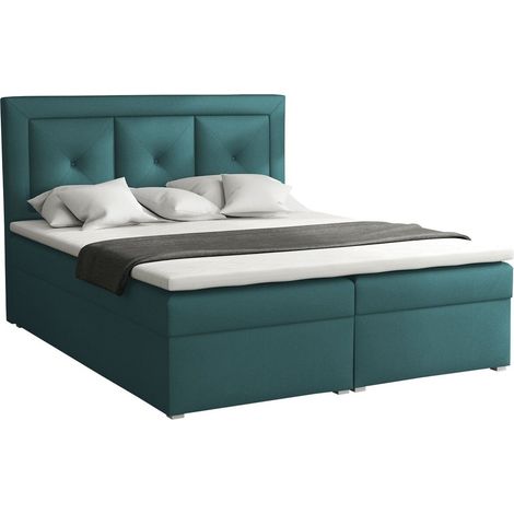 Cama continental Pomona 113, Victoria 14 863, Continental, Doble, 140x200, Tapiz, Somieres, 140x215x115cm (1/5)