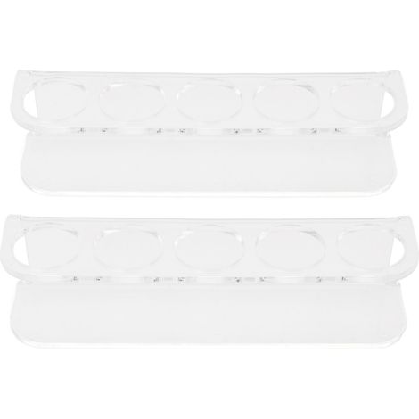 étagère rangement-Porte-Bouteilles Réfrigérateur Organisateur Murale Acrylique 10 Vials 2.5cm Diamètre (1/5)