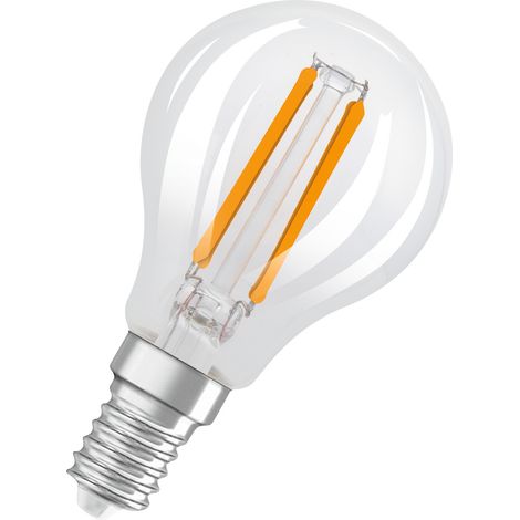 Osram Parathom Classic LED E14 Esférica con Filamento Clara 4W 470lm - 827 Luz muy Cálida 3 Step Dim - Reemplazo 40W (1/5)