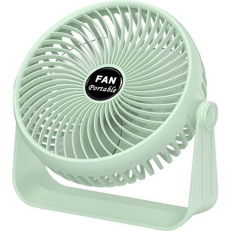 USB-Tischventilator – 15,2 cm – 3 Geschwindigkeitsstufen – 360°-Drehung – Leiser Betrieb – Für Homeoffice und Studentenbüro (1/5)