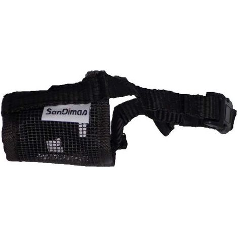 Museau Nylon San Dimas Couleur Noire pour chiens - Taille L