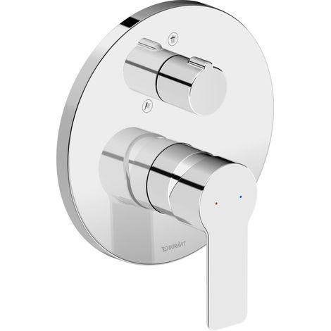 Duravit D-Code Einhebel-Brausemischer Unterputz, 2 Verbraucher, (1/5)