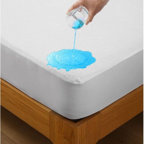 Bysommiflex – Protège-matelas 140x200 imperméable – Tissu respirant et silencieux – Lavable en machine jusqu’à 60 °C – Bonnets extensibles pour toutes épaisseurs