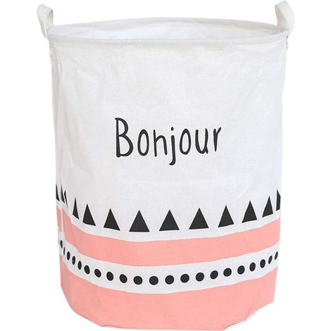 Panier à linge de grande capacité, motif dessin animé, imperméable, pliable, pour pique-nique, jouets pour enfants, finition soignée. (1/5)
