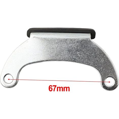 Befestigungswinkel für Kraftstofftank aus Eisen, 67 mm Schraubenabstand, Ersatzteil zur sicheren Befestigung des Kraftstofftanks an der Motorsense 40-5. (1/5)