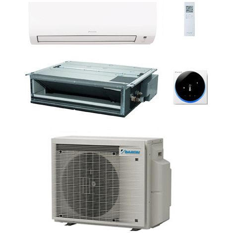 Climatizzatore GARANZIA ITALIA Daikin Comfora Wi-Fi + Canalizzabile Serie FDXM-F9 R32 Dual Split Inverter 12000 + 18000 BTU con U.E. 2MXM68A9 Classe A+++/A++ (1/5)
