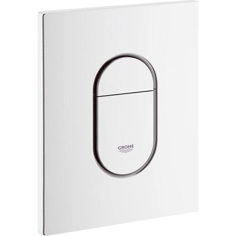 Union – Plaque de commande WC verticale – Double touche ou interrompable – Dimensions 156 x 197 mm – Matériau ABS – Compatible soupapes pneumatiques - 38844SH0 (1/4)