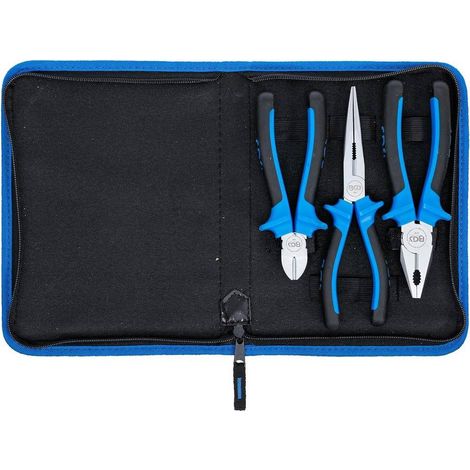 Jeu de Pinces 3 pcs - Acier, Précision et Robustesse, Pro - D-Work (1/5)
