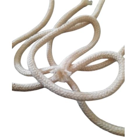 Mèche ronde pour lampe à huile - 8 mm - 1 mètre - Pour lanternes tempête - Accessoire lampe (1/2)