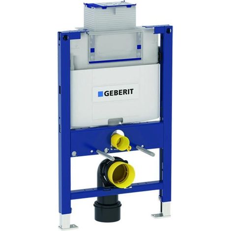Geberit Duofix 0.82m WC Toilet Frame 12cm Omega Cistern Wall Brackets + WC Bend