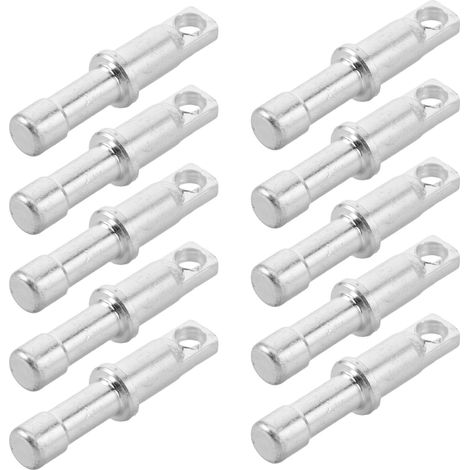 Tapones de aluminio de 85 mm para los extremos de los postes de tiendas de campaña, paquete de 10 unidades, resistentes a la intemperie, para reparación de equipos.