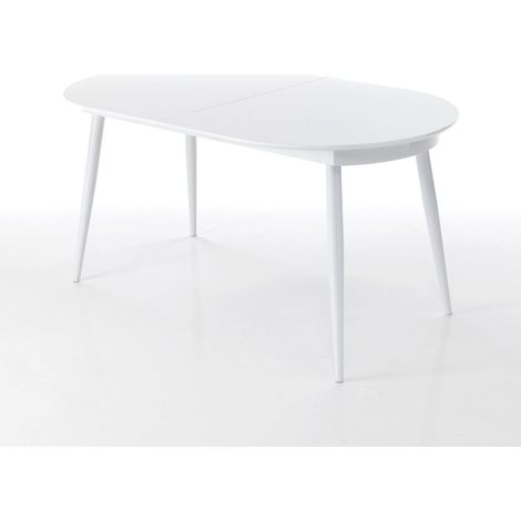 Mesa extensible en paneles de fibra de madera cm. Al.76xP.90xL.160 (1/4)