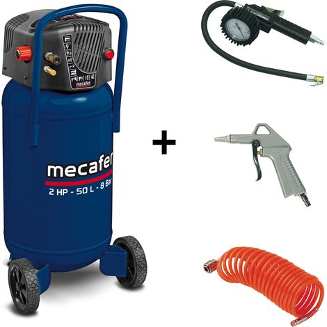 Compresseur vertical bleu line + kit 3 pièces - 425790 + 750052