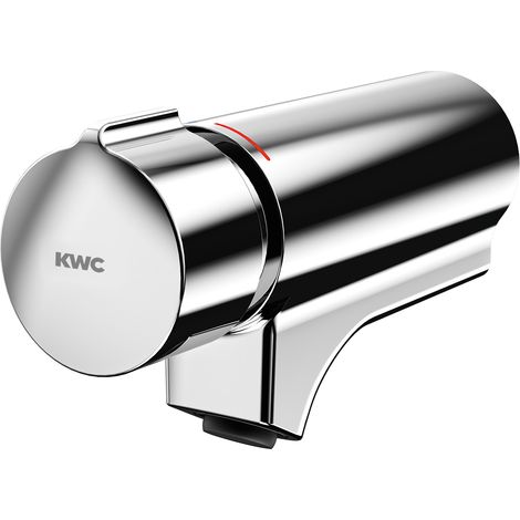 KWC AR Wandbatterie, F5, hydr., Schrägausl.,  Mischer, f. Armatureneinh./W.-Mont.
