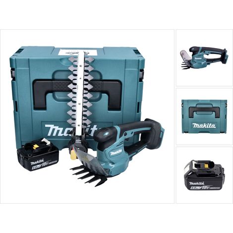 Makita DUM 111 G1XJ Akku Grasschere Strauchschere 18 V + 1x Akku 6,0 Ah + Makpac - ohne Ladegerät