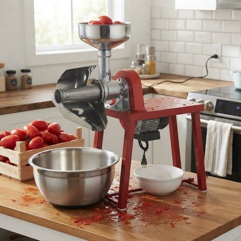 Spremipomodoro con banchetto "LC inox" con corpo macchina e ghiera in alluminio -Hp 1.0 (1/5)