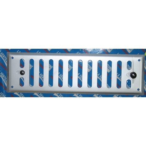 GRIGLIA DA SOVRAPPORRE IN ALLUMINIO CONDOSATORE E POMELLO mm 240x70