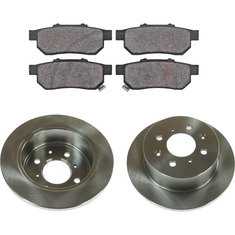 KIT FRENI POSTERIORI compatibile con HONDA JAZZ II (GD,GE3,GE2) - DISCHI + PASTIGLIE OEM: FDB778 / 16192 /SOSTITUZIONE DIRETTA/BASSA POLVERE/SILENZIOSO (1/5)