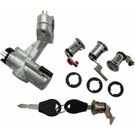 YMYNY Barillet d'allumage et interrupteur pour Patrol GQ Y60 2 X Door & Barn 88-98 4 Lock Set (1/4)