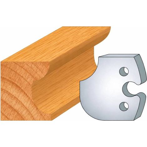 Jeu de 2 Fers Profilés Acier HT 40 x 4 mm - N°177 Fer R 15 mm - Outil de menuiserie - Diamwood