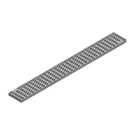 Kastenrinne Typ125,Maschenrost 0,375m,A15,1.4404, rutschhemmend