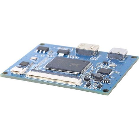 LCD-Controller-Modul, Anzeigeplatine, DC 5 V, 50-polig, TTL-Treiberplatine, 800 x 480, 1 Kanal (1/4)