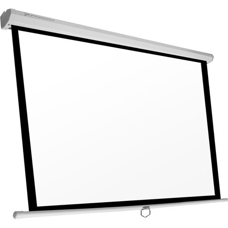 Pantalla manual videoproyector pared y techo (1/3)