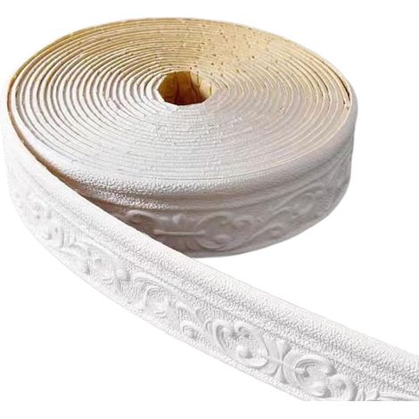 Plinthes en mousse souple auto-adhésives : plinthes murales de 9, 2 m (1/5)