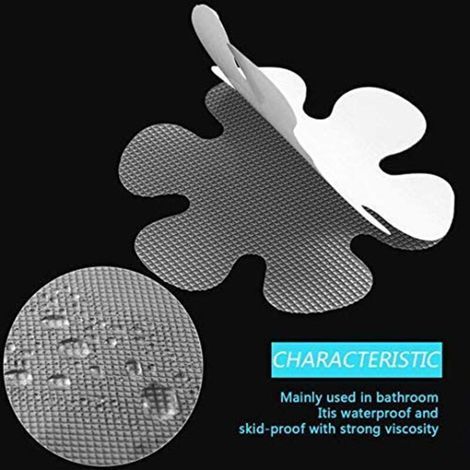 Non-Slip Stickers for Bathtub and Shower – 20 Pieces Adhesive Bathroom Floor and Stair Stickers with Scraper, High Quality (1/3)