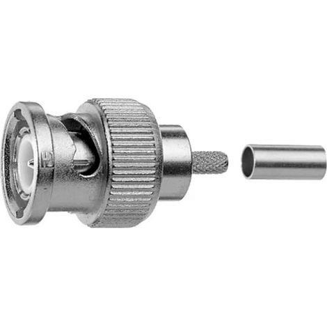 Telegärtner 100027452 100027452 Connecteur mâle de câble BNC mâle 50 Ω 1 pc(s)