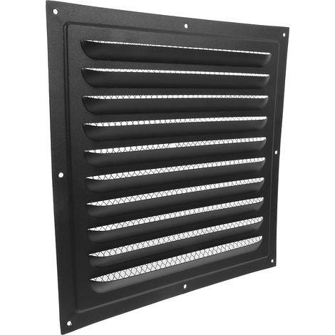 Wandlüftungsabdeckung 250 x 250 mm mit Gitter und