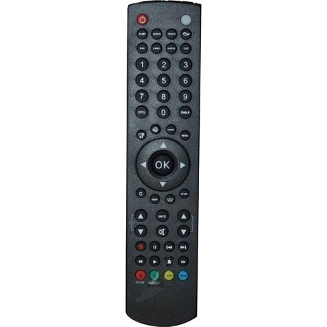 RC1910 TELECOMMANDE NOIR IDTV ROHS pour telecommande tv dvd sat VESTEL