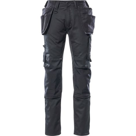 Mascot Hose UNIQUE mit Hängetaschen KASSEL CORDURA 17731 Gr. 90C48 schwarz (1/4)