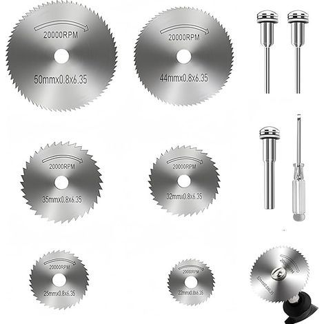 Trennscheiben für Werkzeuge, Trennscheiben für Rotationswerkzeuge, Mini-Kreissägeblatt, Diamanttrennscheibe, geeignet zum Schneiden von Holz, Kunststoff, Metall und Fasern (1/5)