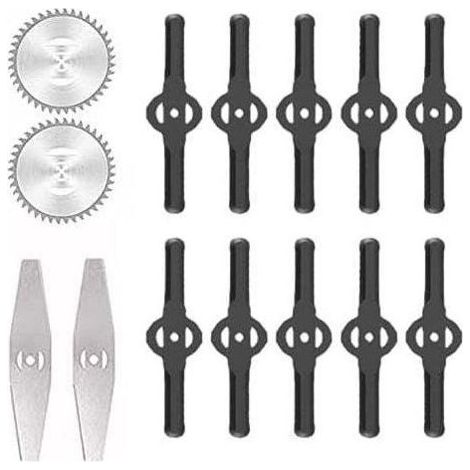 PA Aiperq Accessoires pour tondeuses à gazon Lames de désherbeur électrique Lames de scie Manche télescopique léger pour la coupe du gazon, l'entretien de l'allée et du jardin (1/4)