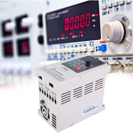 Convertisseur/onduleur de moteur à fréquence variable monophasé vers triphasé 220 V de 0,4 kW (1/5)