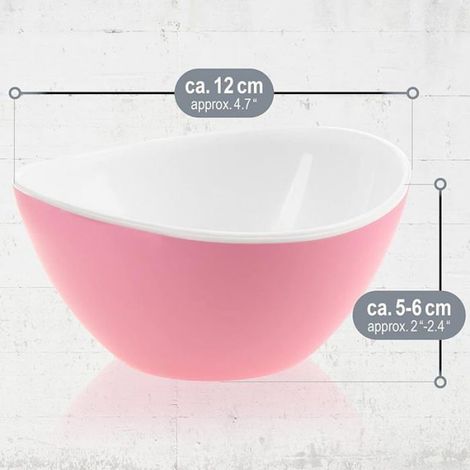 set de 12 bols à salade, petits bols en pour snacks, fruits, noix et sauces, Jaune/Vert/Rose 330 ml - 12 330 ML - 12 PIèCE SALADIER (1/5)