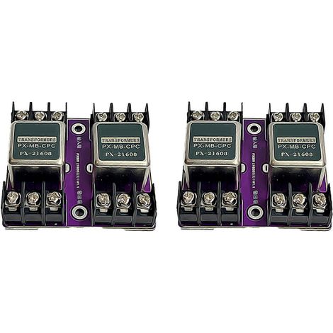 Isolateur audio à conversion symétrique et asymétrique 2X, transformateur d'isolation audio en permalloy 600:600 20 Hz-20 kHz PX-21608 (1/5)