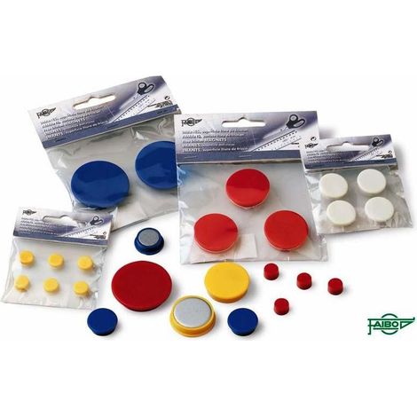 BOLSA 20 IMANES FAIBO 10MM BLANCO 56-10-01