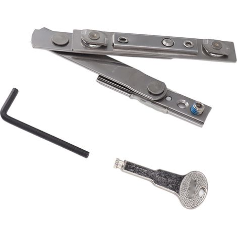 Charnière à frapper invisible en acier inoxydable, paumelle de friction pour fenêtre, pièce de rechange, largeur de fente 14 mm (1/5)