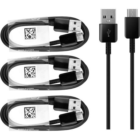 TelefonFritz/ Samsung 3 x XXL 150 cm Cavo dati di ricarica per Samsung Galaxy S9 / S9 Plus S8 / S8 + (2017) NOTA 8 / NOTA 9 Conn