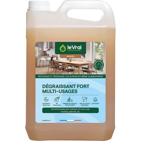 LE VRAI PRO MAISON - Dégraissant fort multiusages 5L (1/2)
