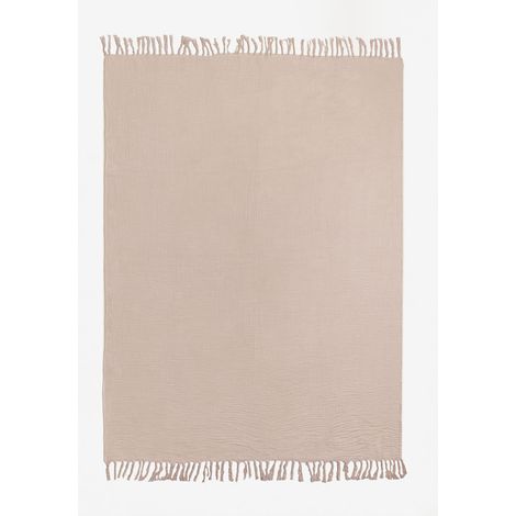 Coperta a quadri in chiffon di cotone (185x125 cm) Eloi SKLUM            