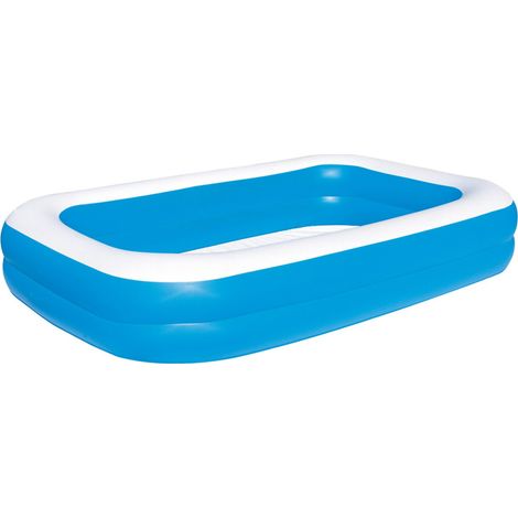 Bestway Schwimmpool 262x175x51 cm – aufblasbares Schwimmbecken – Einfache und schnelle Installation - 778 Liter – UV-beständig - robustes PVC – inkl. Reparaturset - 54006
