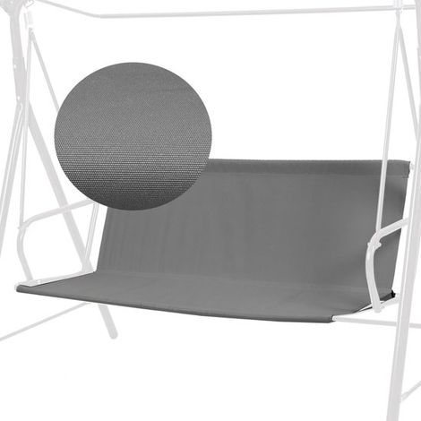 Ersatzbezug für Schaukelstuhl, 900D Oxford Gewebe, wasserdicht, passend für Terrassenschaukelstühle (158 x 52 x 52 cm), Grau (1/5)